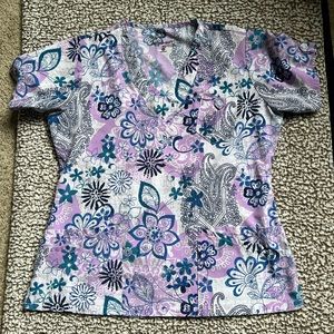 UA butter-soft stretch ladies scrub top